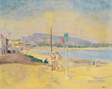 Lucien Adrion At the Beach Oil Paintings